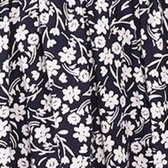 MSK Womens Navy Unlined Pullover Pouf Sleeve Above The Knee Fit + Flare Dress S - Picture 4 of 4